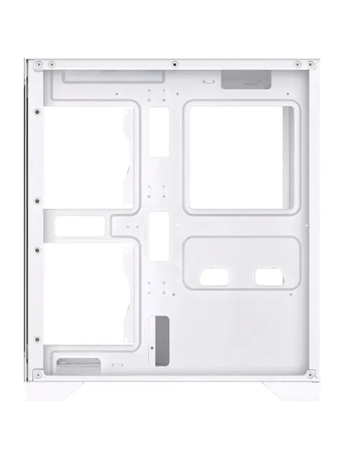 Корпус Bloody BD-CC103 бел.безБП mATX 7x120mm USB2.0x3.0 audio bott PSU