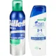 Подарочный набор Head&Shoulders Шмп блз2в1 ОснУх200+Пена д/брит успок200мл