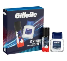 Подарочный набор GILLETTE Лосьон п/бритья Осв50мл+Пена д/бритья Классич50мл