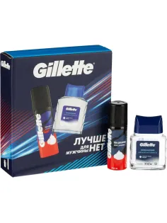 Подарочный набор GILLETTE Лосьон п/бритья Осв50мл+Пена д/бритья Классич50мл
