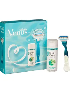 Подарочный набор Gillette Venus бритв Smooth и гел д/бр Satin Care 75мл жен