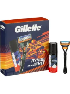 Подарочный набор GILLETTE FUS Бритв 1 смен кас+Пена д/бритья Классич 50мл