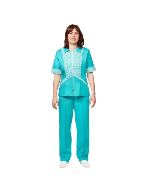 Костюм жен (куртка, бр) у10 бирюз 88-92/170-176