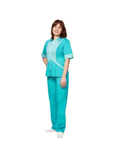 Костюм жен (куртка, бр) у10 бирюз 88-92/170-176