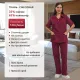 Костюм жен (куртка, бр) у12 бордо 120-124/170-176
