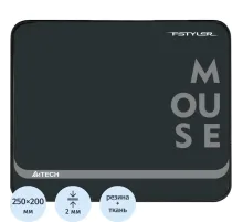 Коврик для мыши A4Tech FStyler FP20 (FP20 GREY) Мини серый/черный