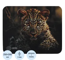 Коврик для мыши Cactus Leopard 250x200x3мм (CS-MP-D06S)