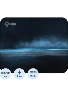 Коврик для мыши Cactus Dark Sea 220x180x2мм (CS-MP-P03XS/CS-MPC-P03XS)