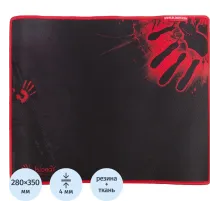 Коврик для мыши A4Tech Bloody B-081 черный/рисунок 350x280x4мм