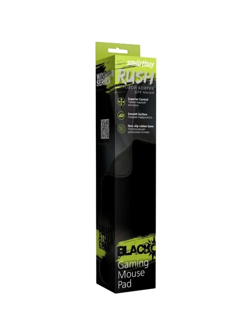 Коврик для мыши Smartbuy RUSH Blackout черный M-size (SBMP-01G-K)/40