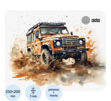 Коврик для мыши Cactus Jeep 250x200x3мм (CS-MP-D11S)