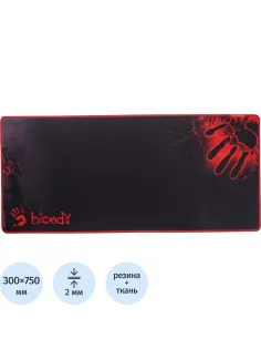Коврик для мыши A4Tech Bloody B-087S черный/рисунок 750x300x2мм