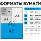 Коврик для резки Topfort 5ти-слойный А2 (60х45см),2х-сторонний,синий