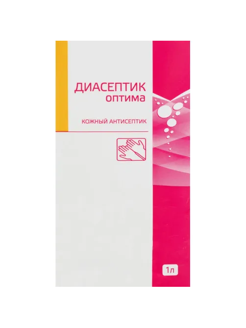 Антисептик кожный Диасептик Оптима, 1 л (с дозатором)