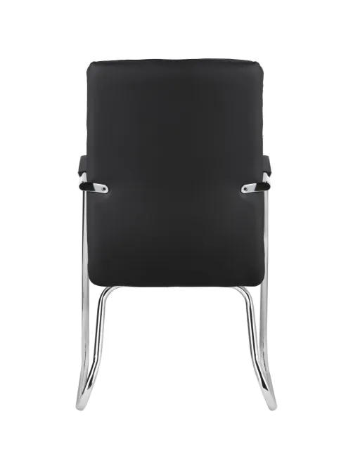 Конференц-кресло BN_TQ_Echair-806 VPU кожзам черный, хром