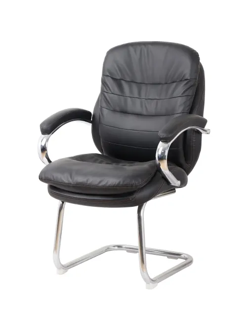 Конференц-кресло BN_SH_EChair-515V PU кожзам черный, хром