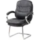 Конференц-кресло BN_SH_EChair-515V PU кожзам черный, хром