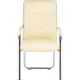 Конференц-кресло BN_TQ_Echair-807 VPU-1 кожзам бежевый, хром