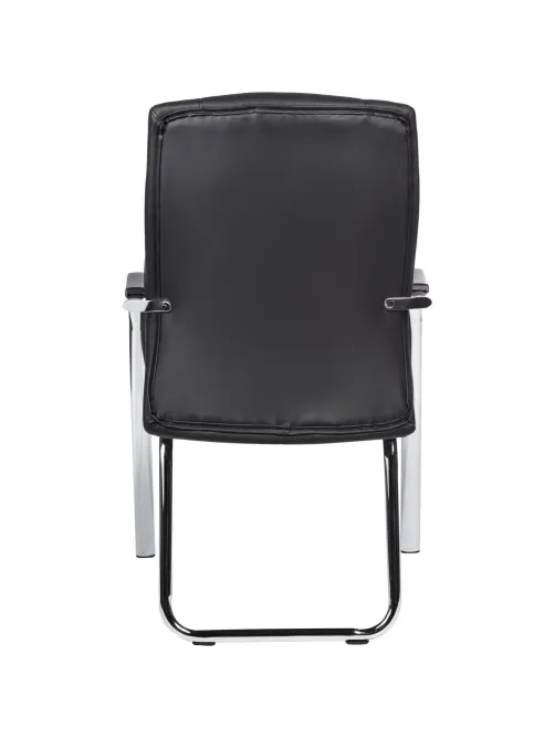 Конференц-кресло BN_TQ_Echair-807 VPU кожзам черный, хром