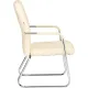 Конференц-кресло BN_TQ_Echair-806 VPU-1 кожзам бежевый, хром