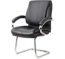 Конференц-кресло BN_SH_EChair-516V PU кожзам черный, хром