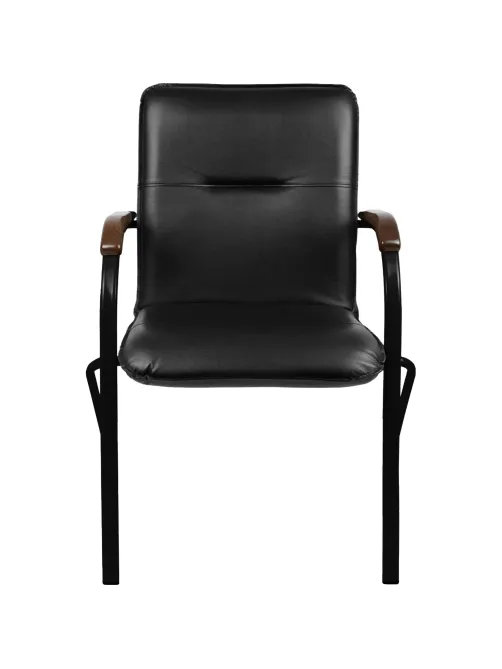 Конференц-кресло UA_EChair SAMBA Black к/з черн./орех (V-4 1.031)