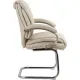 Конференц-кресло BN_SH_EChair-516V PU кожзам бежевый, хром