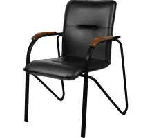 Конференц-кресло UA_EChair SAMBA Black к/з черн./орех (V-4 1.031)