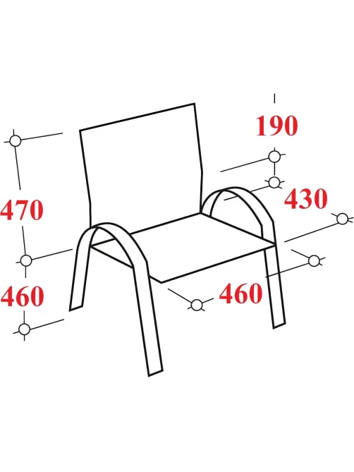 Конференц-кресло БМФ Easy Chair SAMBA(Самба) BOX GR Д8 Z11 чер со столиком
