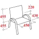 Конференц-кресло UA_EChair SAMBA Silver к/з черн./орех (V-4 1.031)