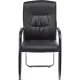 Конференц-кресло BN_TQ_Echair-807 VPU кожзам черный, хром