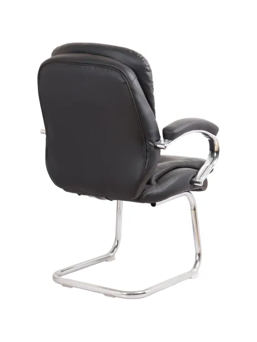 Конференц-кресло BN_SH_EChair-515V PU кожзам черный, хром