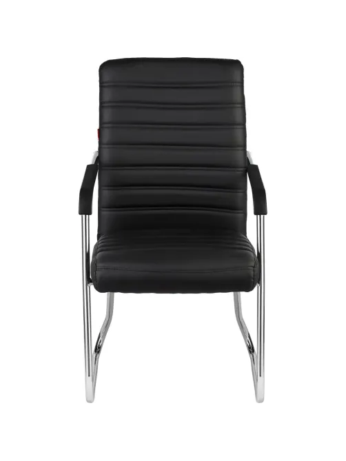 Конференц-кресло BN_TQ_Echair-806 VPU кожзам черный, хром