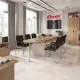 Конференц-кресло UA_EChair SAMBA Chrome к/з черный/орех (V-4 1.031)