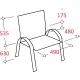 Конференц-кресло BN_TQ_Echair-807 VPU кожзам черный, хром