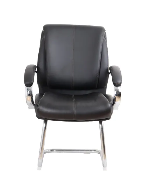 Конференц-кресло BN_SH_EChair-516V PU кожзам черный, хром