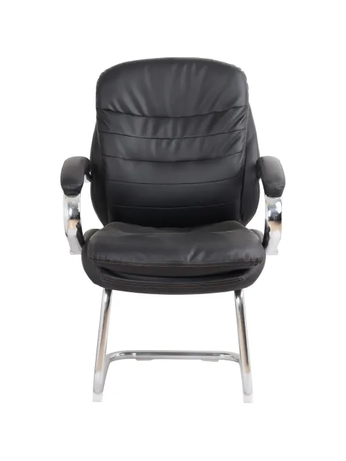 Конференц-кресло BN_SH_EChair-515V PU кожзам черный, хром