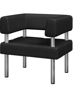 Кресло MV_ Комус Мебель Balance (Bu1-2) к/з Or.16/Ec.3001 черн