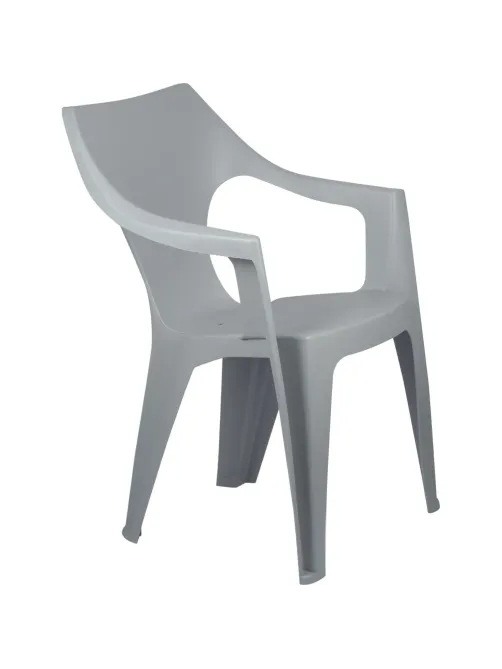 Кресло PR_Decorona DeForma 550x535x785 мм дымчатый кварц