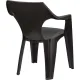 Кресло PR_Decorona DeForma 550x535x785 мм теплый орех