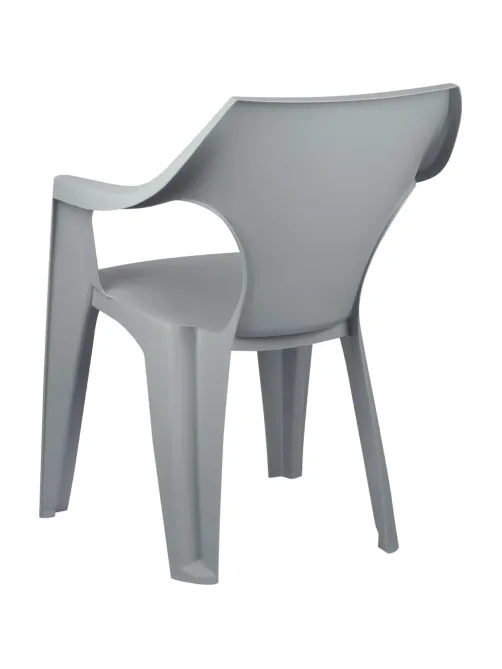 Кресло PR_Decorona DeForma 550x535x785 мм дымчатый кварц