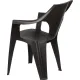 Кресло PR_Decorona DeForma 550x535x785 мм теплый орех