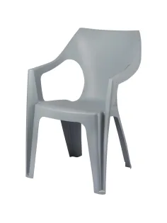 Кресло PR_Decorona DeForma 550x535x785 мм дымчатый кварц