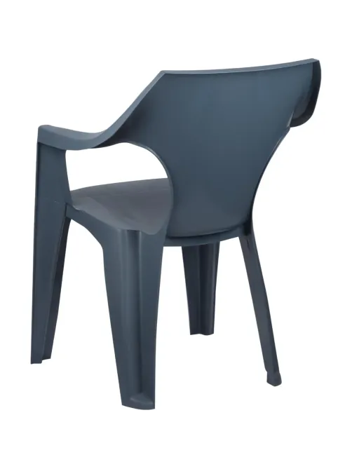 Кресло PR_Decorona DeForma 550x535x785 мм графитовый шторм