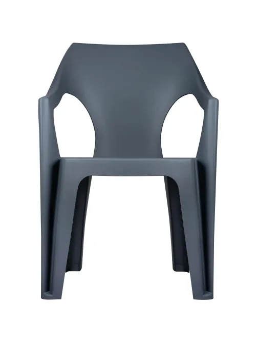 Кресло PR_Decorona DeForma 550x535x785 мм графитовый шторм