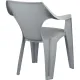 Кресло PR_Decorona DeForma 550x535x785 мм дымчатый кварц