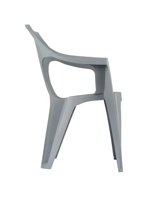 Кресло PR_Decorona DeForma 550x535x785 мм дымчатый кварц