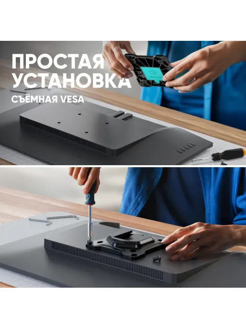 Кронштейн Onkron G160, TV 13-32, для 2-ух мон, газлифт, настольный, чер