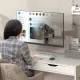 Кронштейн Onkron G150, TV 13-34, газлифт, настенный, наклонно-поворотн, чер