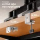 Кронштейн Onkron G160, TV 13-32, для 2-ух мон, газлифт, настольный, чер
